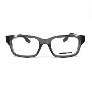 Men's McQ Grey & Black Eyeglasses